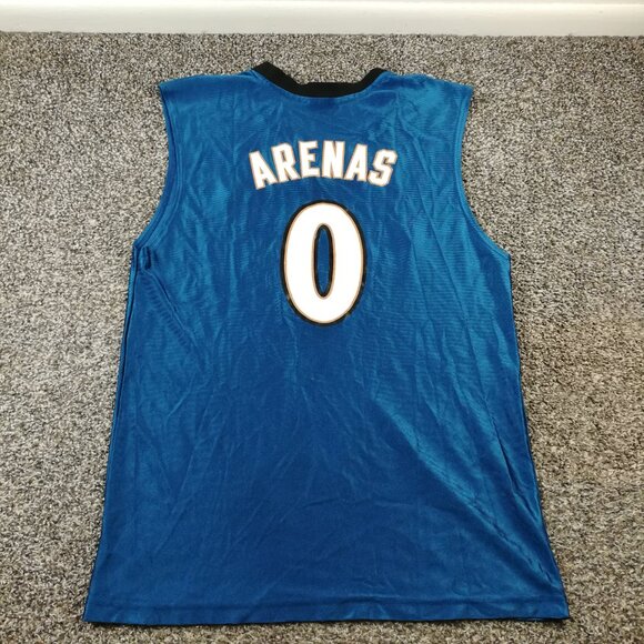Vintage 2004 Washington Wizards Gilbert Arenas Jersey Reebok Blue Mens Medium - Picture 5 of 9